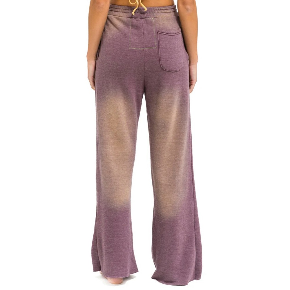 Aviator Nation Essential Wide Leg Pocket Sweatpants - Faded Mocha - Picture 2 of 6